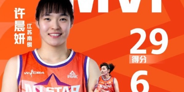 两战净胜135分！两米高塔稳定发挥又冒尖 26岁夺AMVP也难入女篮一队